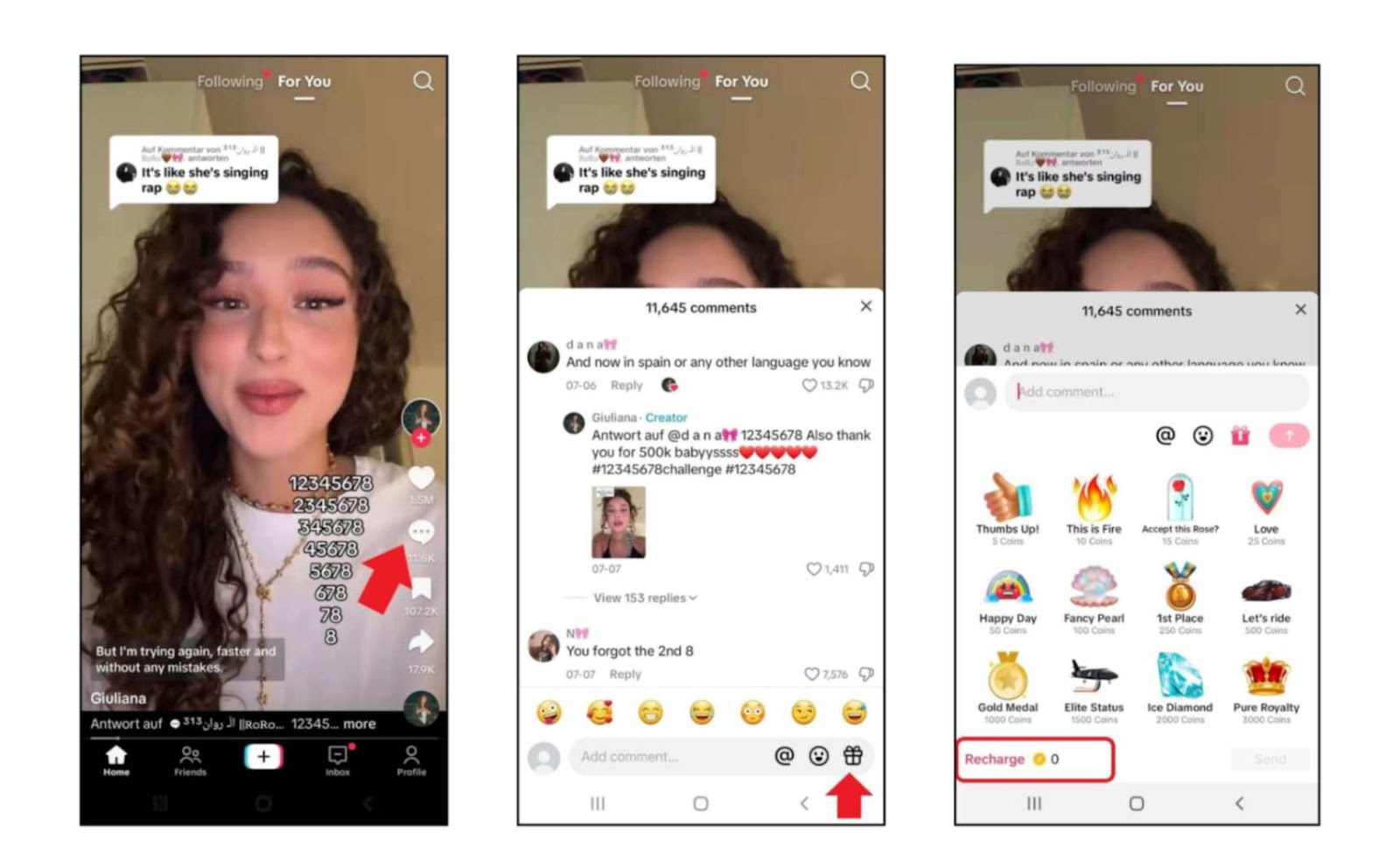 How to Recharge TikTok Coins on the App