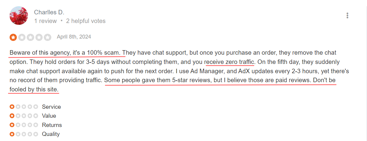 Media Mister Review on SiteJabber
