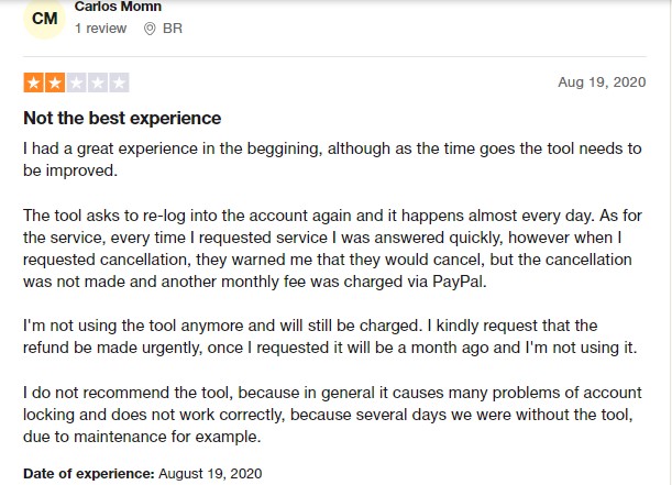 Stellation Media negative Reviews