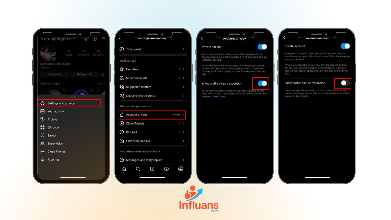 How to Turn Off Instagram Profile Picture Zoom in 2025