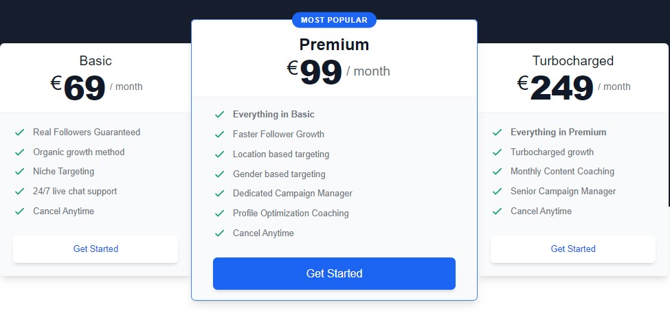 Socialboost pricing