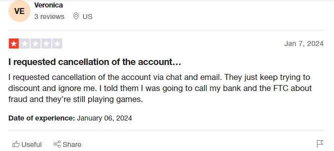 Kicksta negative reviews
