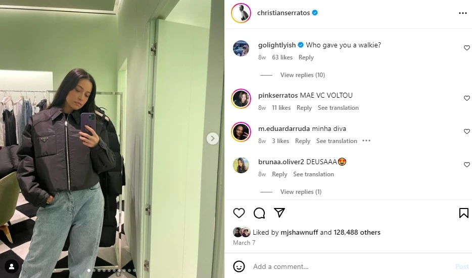 mirror IG captions