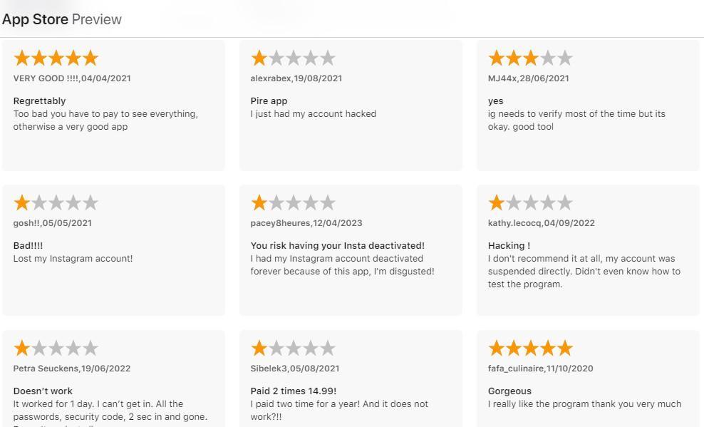 Report Pro for Followers reviews